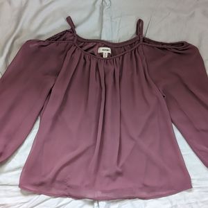 Pink Off shoulder Top